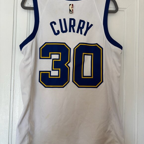 Nike NBA Swingman Stephen Curry Golden State Warriors Jersey (White, Size, Men ) - Picture 3 of 5